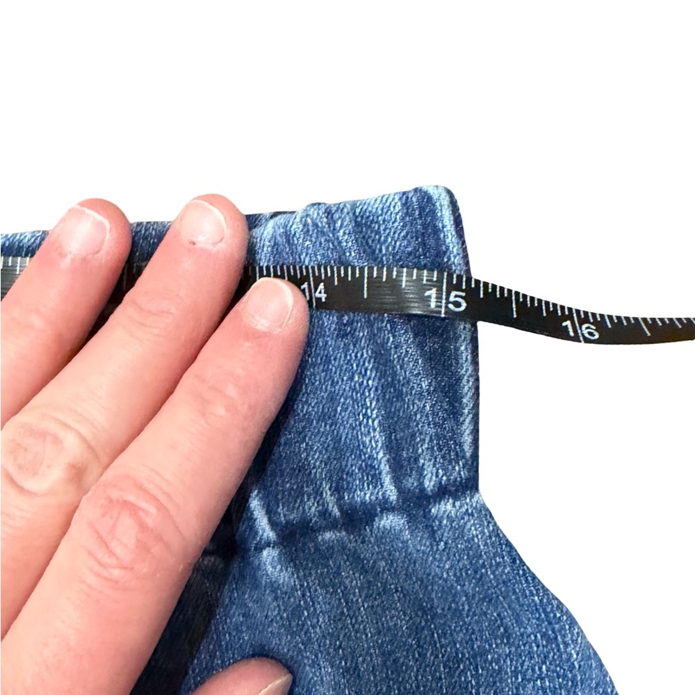 ✨ Soft Surrounding Jeans Women’s Petite Medium Pull-On Embroidered Denim Stretch - Picture 10 of 11
